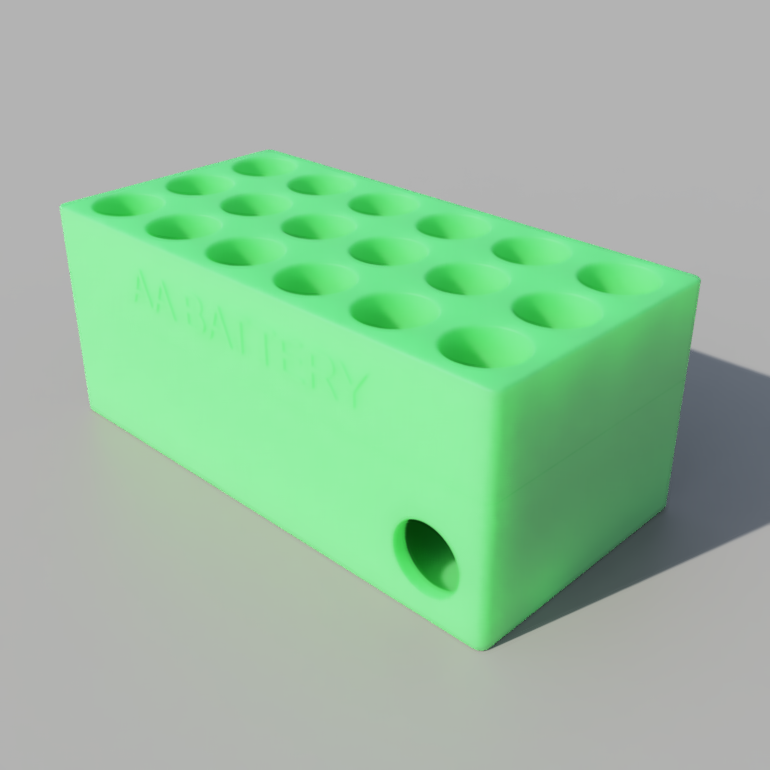 AA Battery Container 01