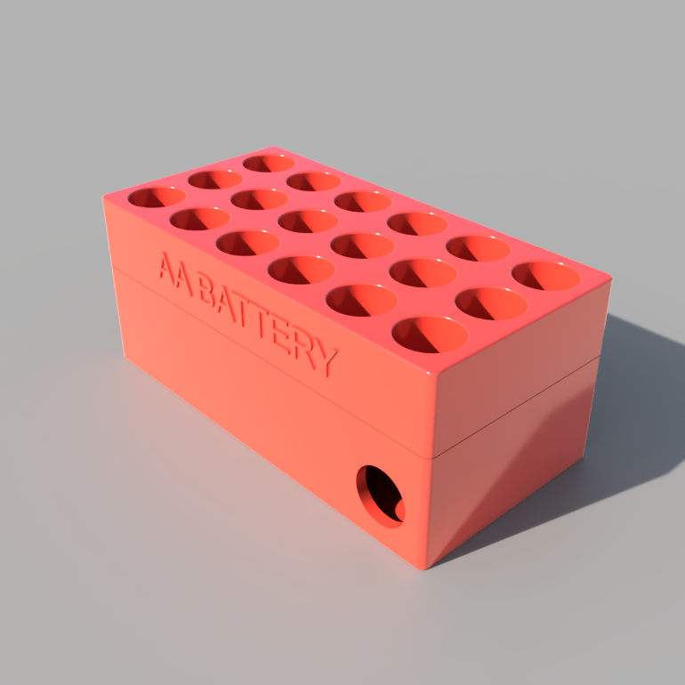 AA Battery Container 01